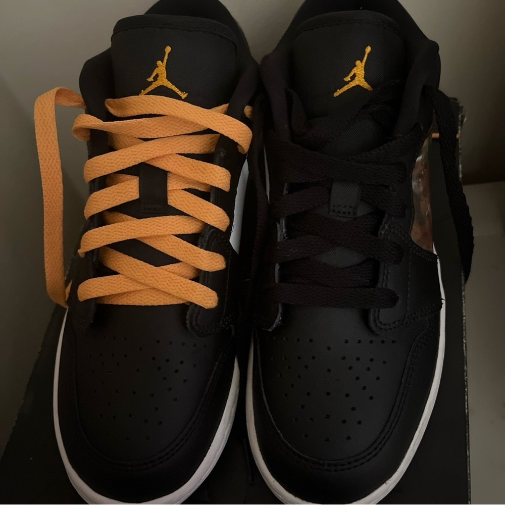 Jordan Low Black and White Sneakers